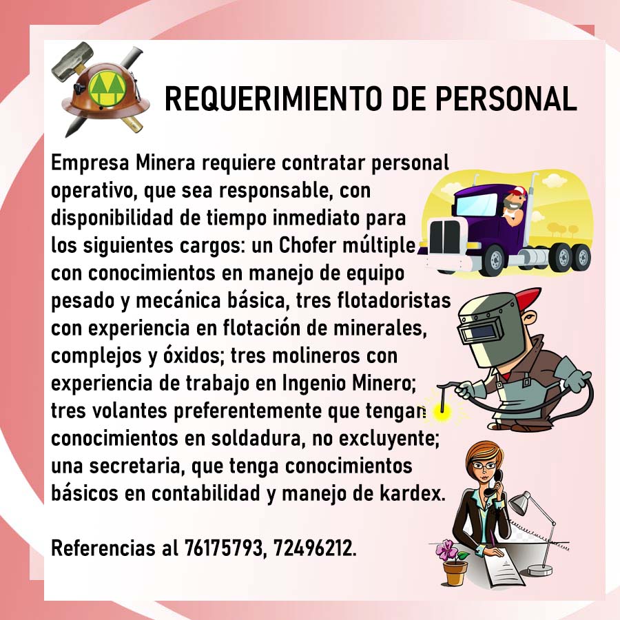 Requerimiento de Personal Radio Kollasuyo